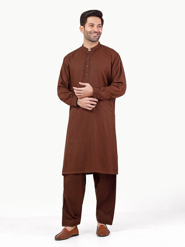 Men Kurta Shalwar 40982 - Salai - Salai 