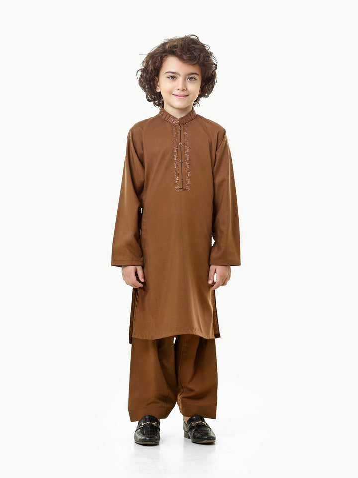 Boys Kurta Shalwar 3835-23 - Salai - Salai 