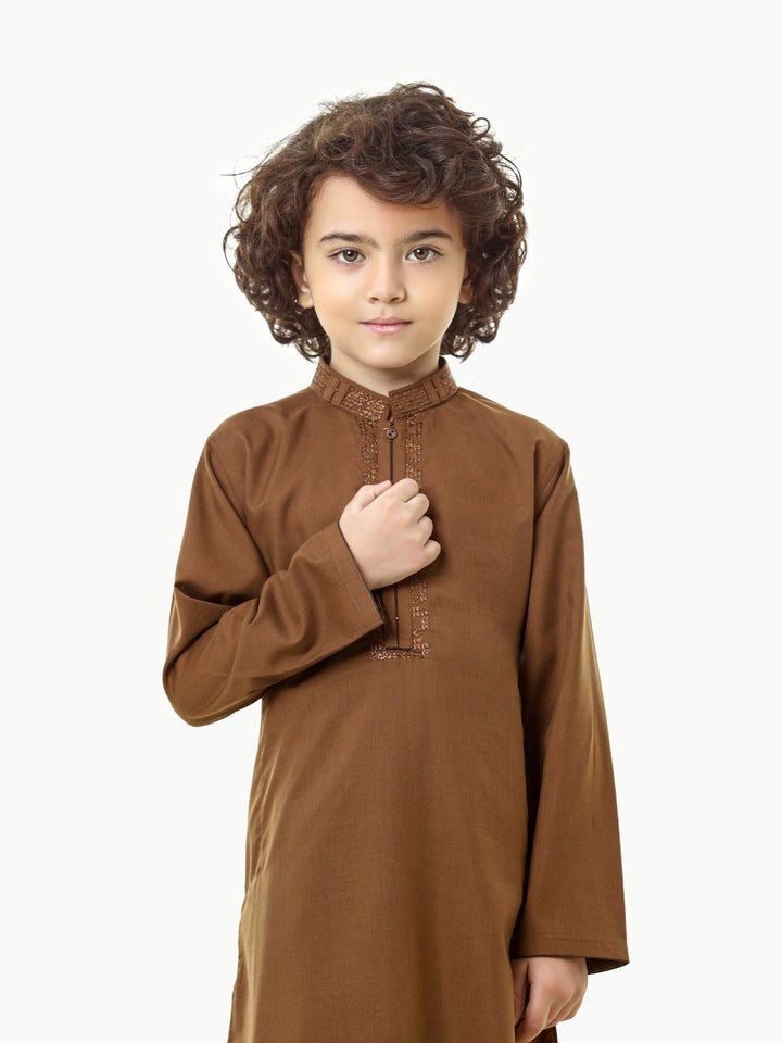 Boys Kurta Shalwar 3835-23 - Salai - Salai 