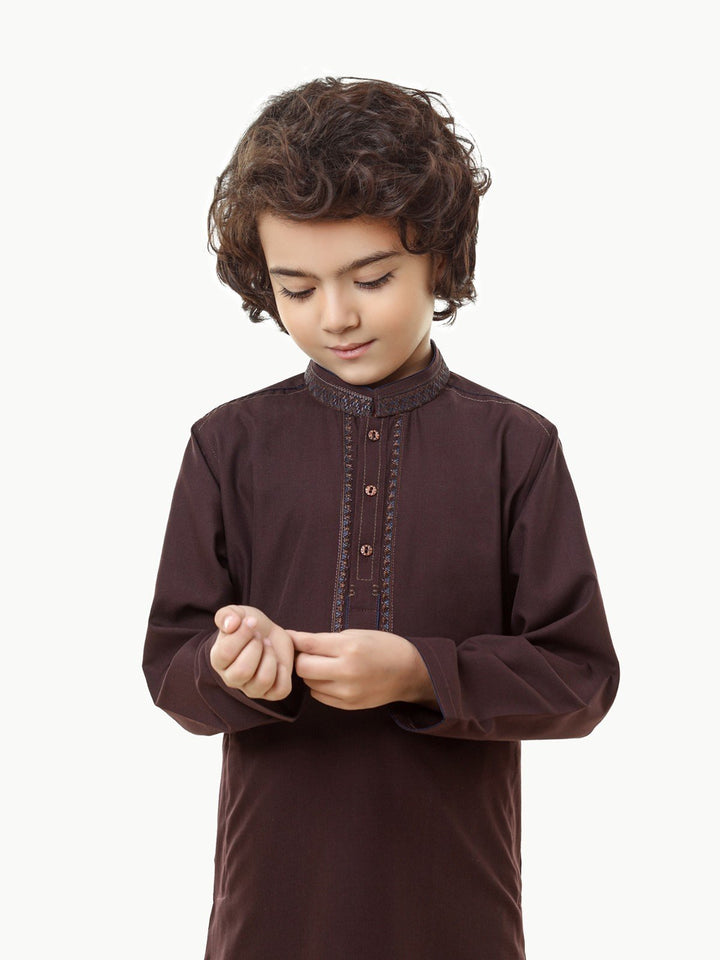 Boys Kurta Shalwar 3812-23 - Salai - Salai 