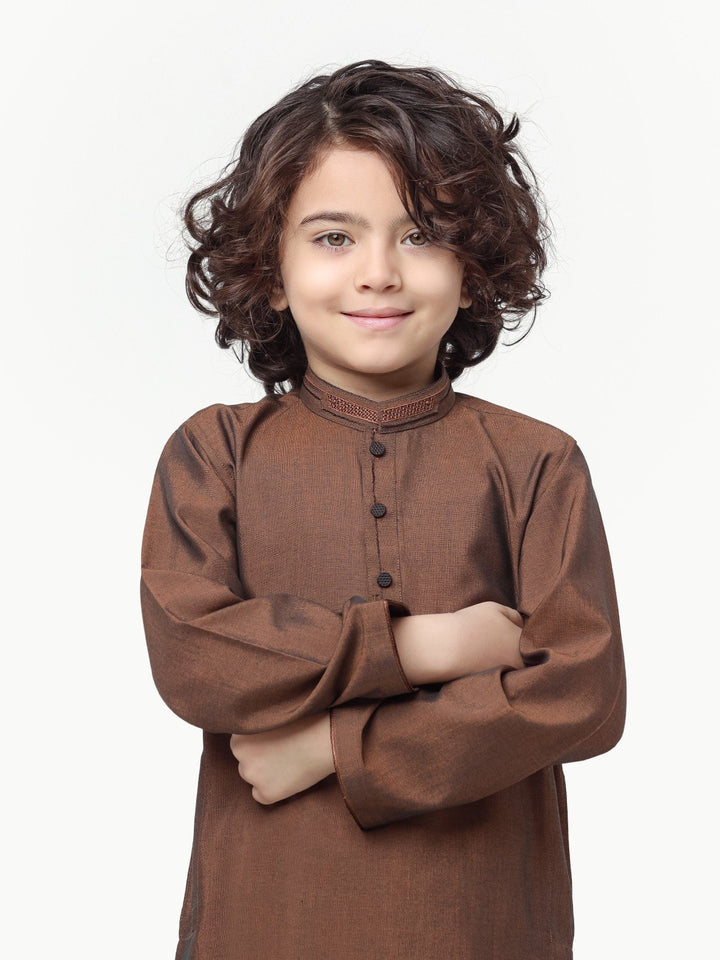 Boys Kurta Shalwar 3860-23 - Salai - Salai 