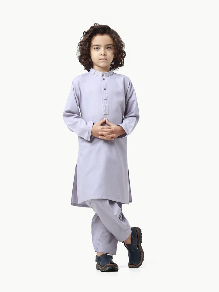 Kids Kurta Shalwar 24-3876 - Salai - Edenrobe 