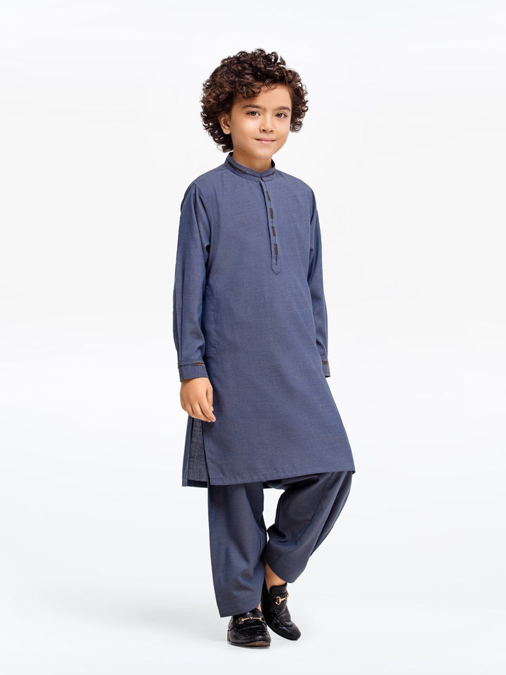 Kids Kurta Shalwar 24-3879 - Salai - Edenrobe 