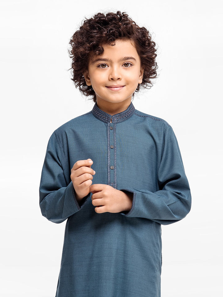 Kids Kurta Shalwar 24-3902 - Salai - Edenrobe 