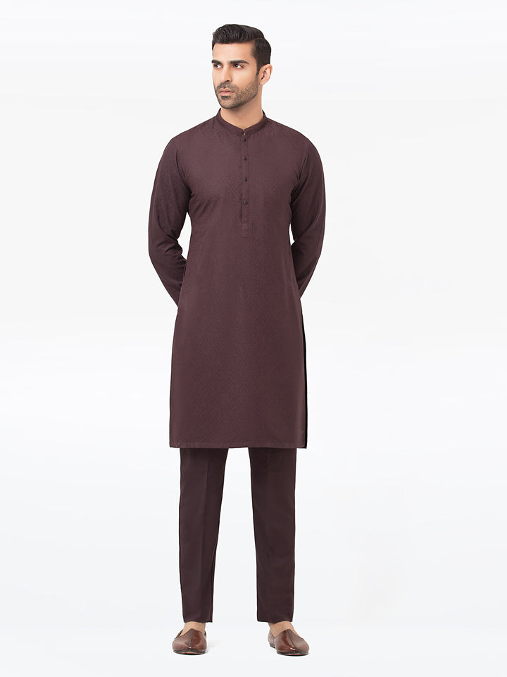 Men's Kurta Pajama EA244-017 - Salai - Edenrobe 