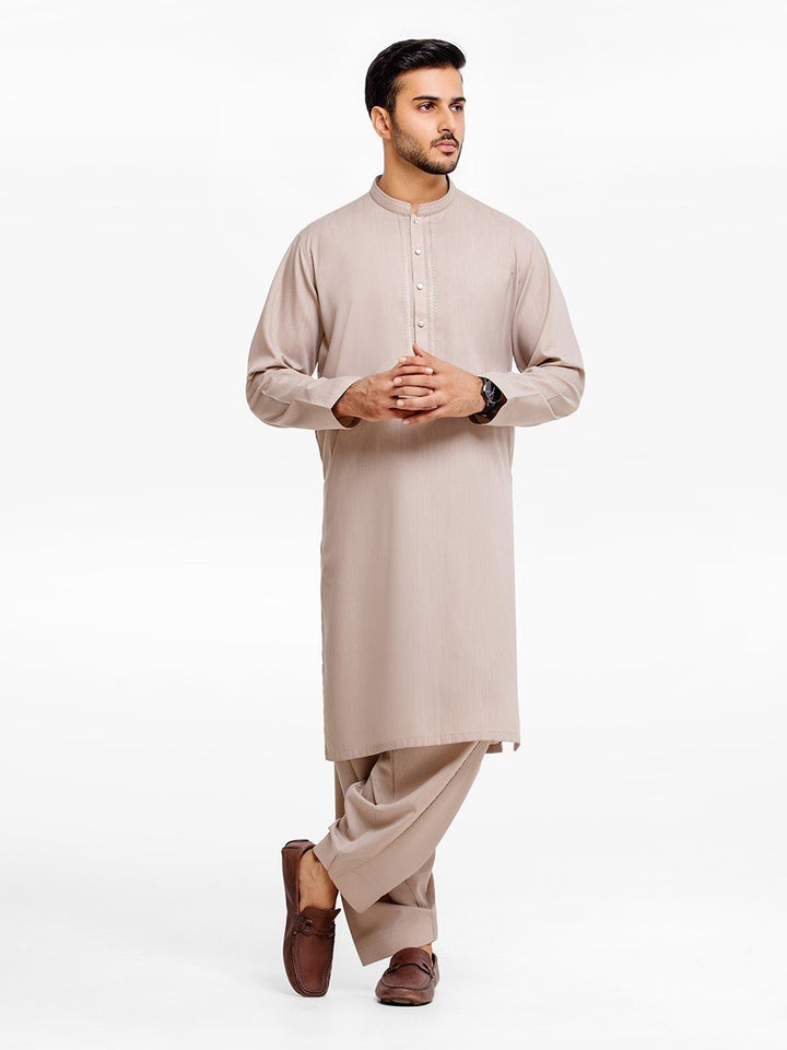 Men Kurta Shalwar EMTKS24-41018 - Salai - Edenrobe 