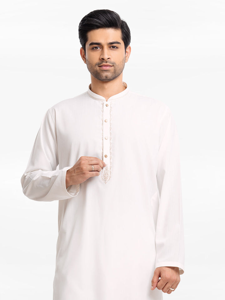 Men's Kurta Shalwar EA2441075 - Salai - Edenrobe 