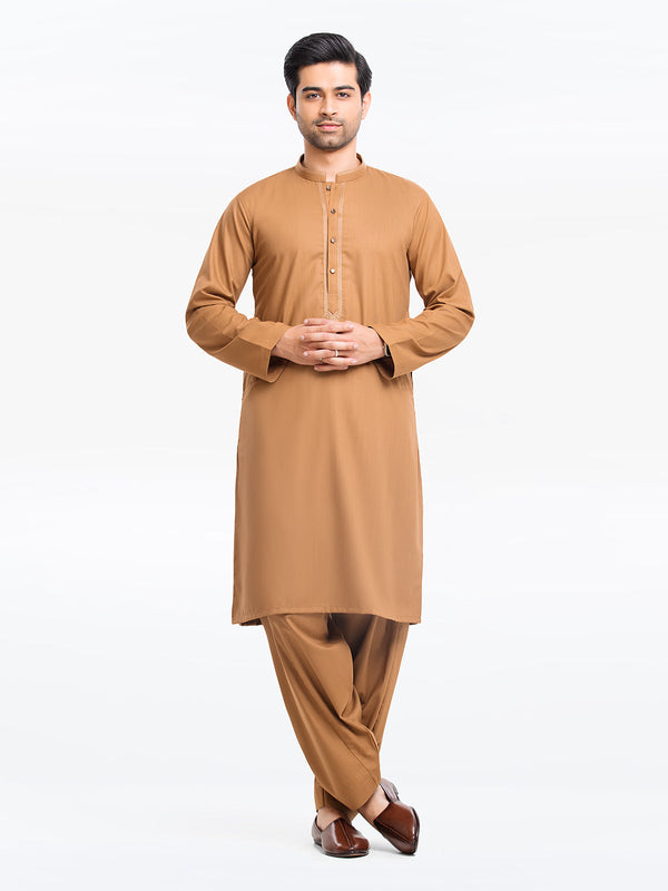 Men's Kurta Shalwar EA244-014 - Salai - Edenrobe 