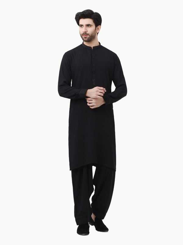 Men Kurta Shalwar 99264 - Salai - Salai 