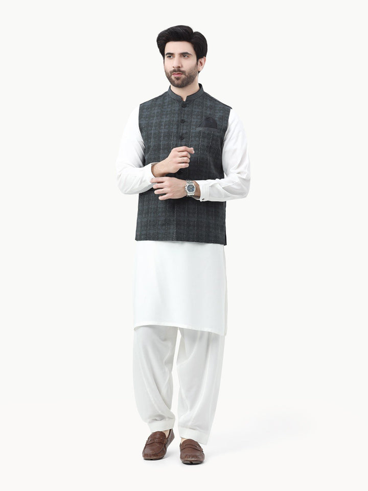 Men Waistcoat 35763 - Salai - Salai 