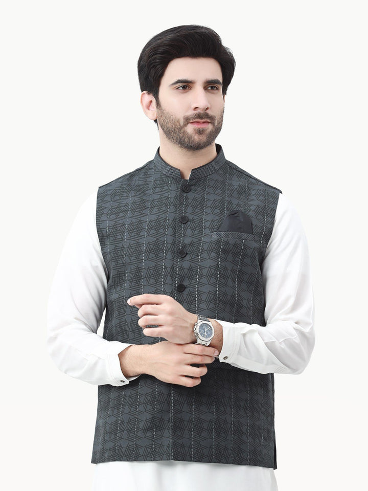 Men Waistcoat 35763 - Salai - Salai 