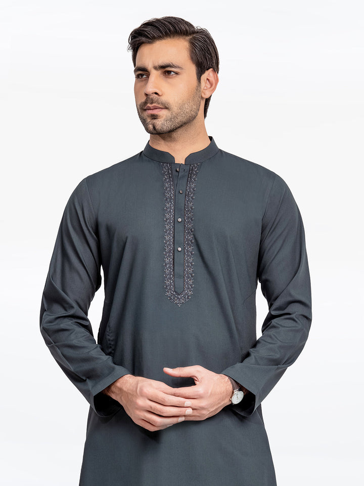 Men's Kurta Pajama EA244-022 - Salai - Edenrobe 