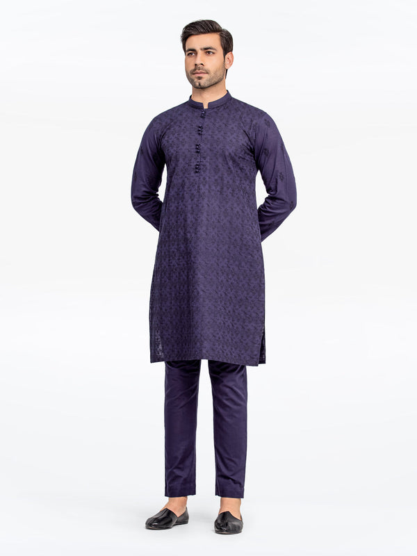 Men's Kurta Pajama EA244-092 - Salai - Edenrobe 