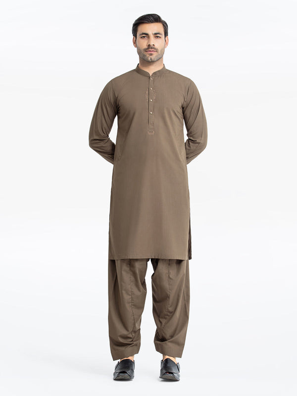 Men's Kurta Shalwar EA2441094 - Salai - Edenrobe 