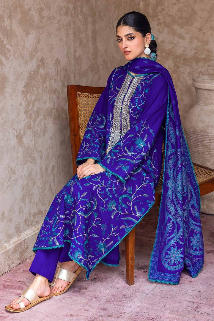 Gul Ahmed Stitched Winter Khaddar & Jacquard MJ#32074 - Salai - Gul Ahmed 