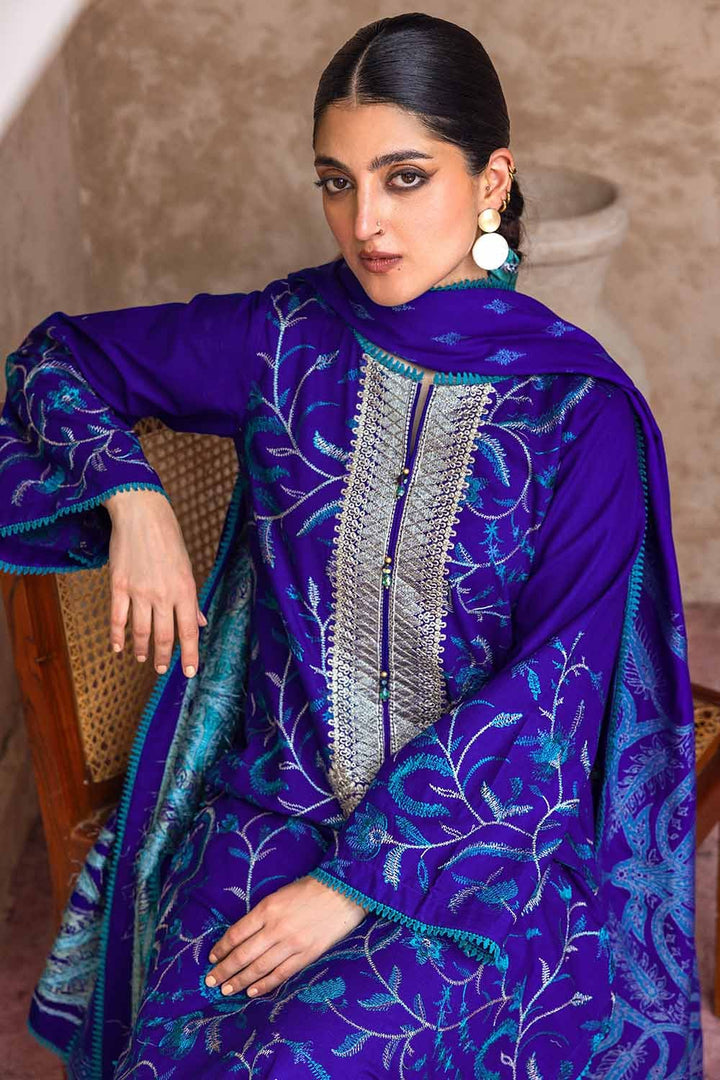 Gul Ahmed Stitched Winter Khaddar & Jacquard MJ#32074 - Salai - Gul Ahmed 