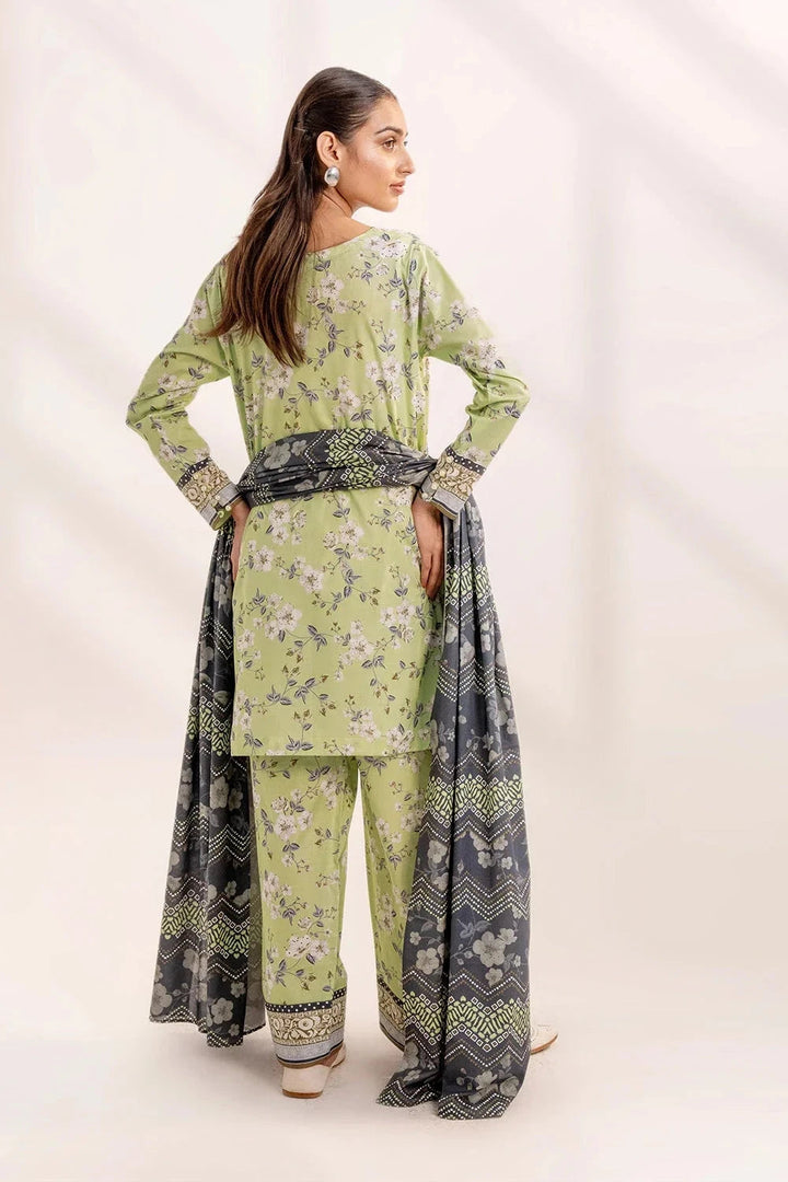 Khas Stitched Linen 3 Piece A-15 - Salai - Khas Winter RTW 2025 