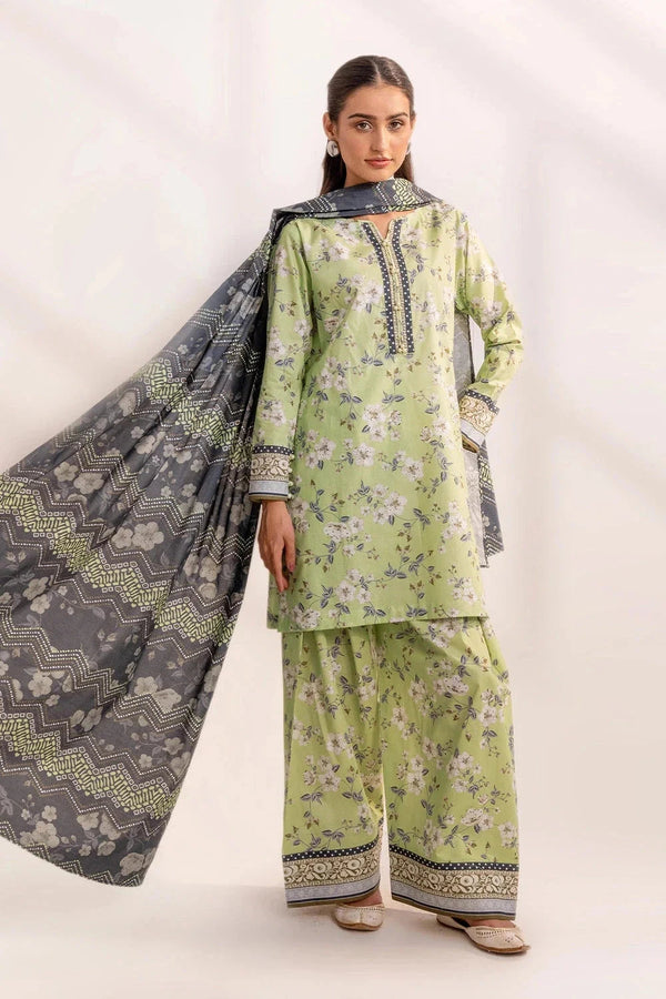 Khas Stitched Linen 3 Piece A-15 - Salai - Khas Winter RTW 2025 