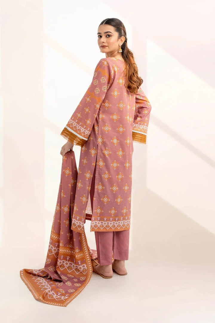 Khas Stitched Linen 3 Piece A-12 - Salai - Khas Winter RTW 2025 