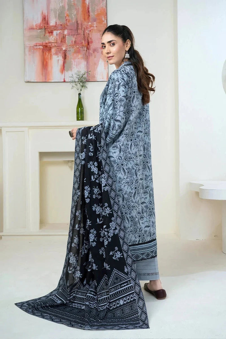 Khas Stitched Linen 3 Piece A-03 - Salai - Khas Winter RTW 2025 