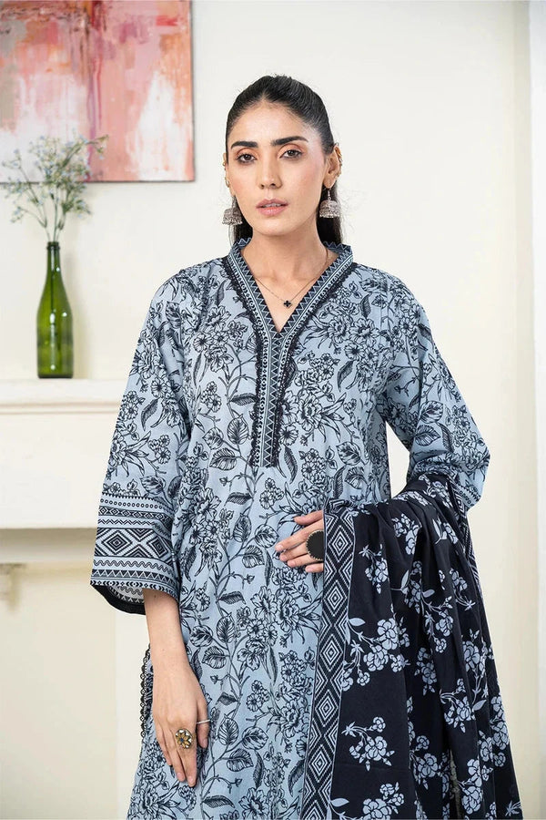Khas Stitched Linen 3 Piece A-03 - Salai - Khas Winter RTW 2025 