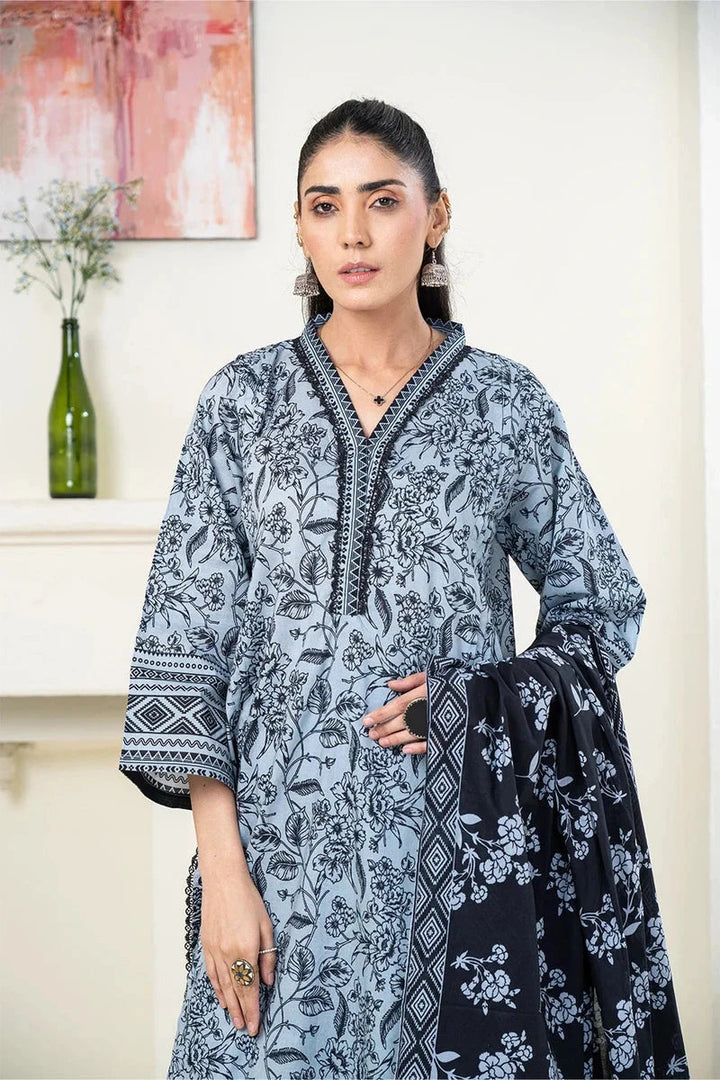 Khas Stitched Linen 3 Piece A-03 - Salai - Khas Winter RTW 2025 