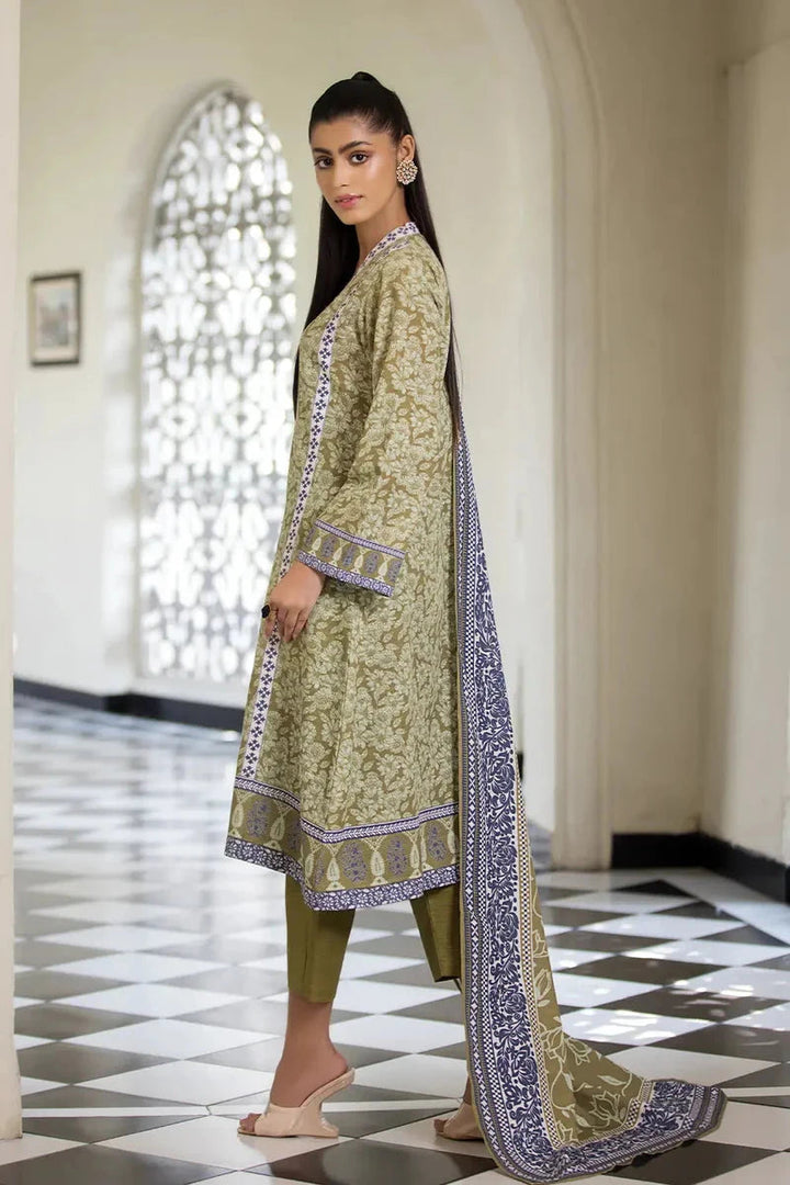 Khas Stitched Linen 3 Piece A-04 - Salai - Khas Winter RTW 2025 