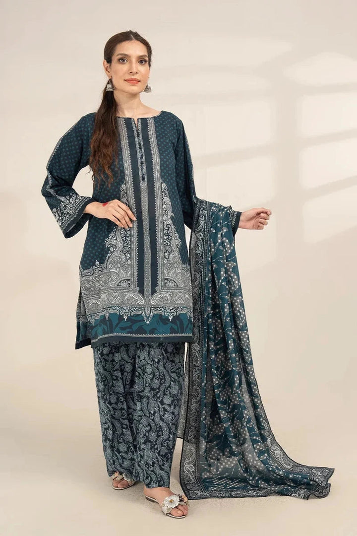 Khas Stitched Linen 3 Piece A-05 - Salai - Khas Winter RTW 2025 