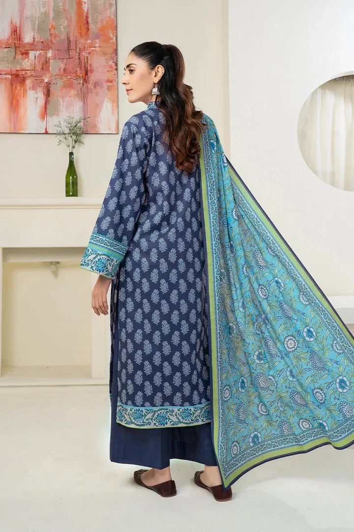 Khas Stitched Linen 3 Piece A-07 - Salai - Khas Winter RTW 2025 