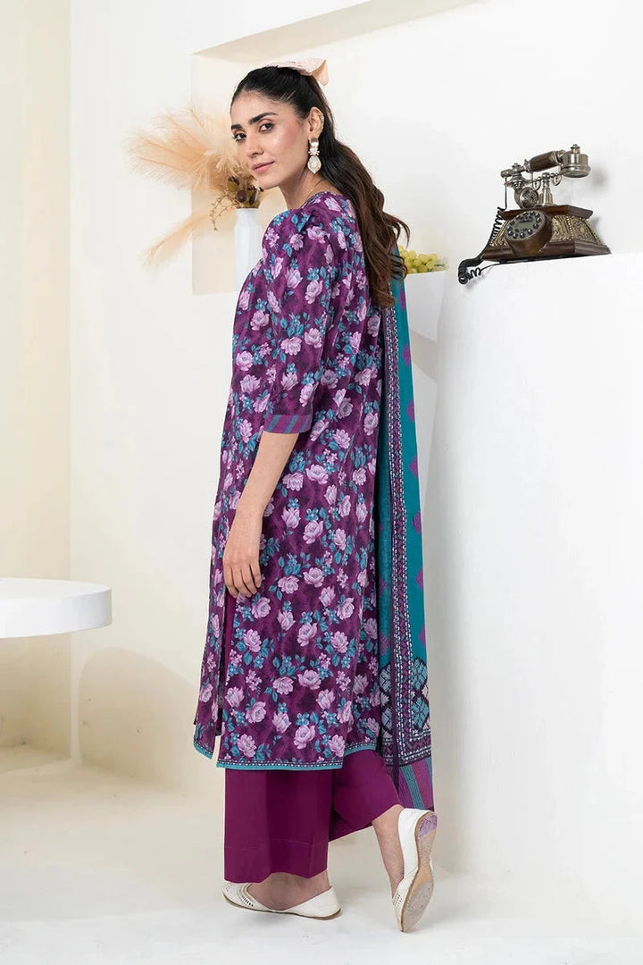 Khas Stitched Linen 3 Piece A-11 - Salai - Khas Winter RTW 2025 