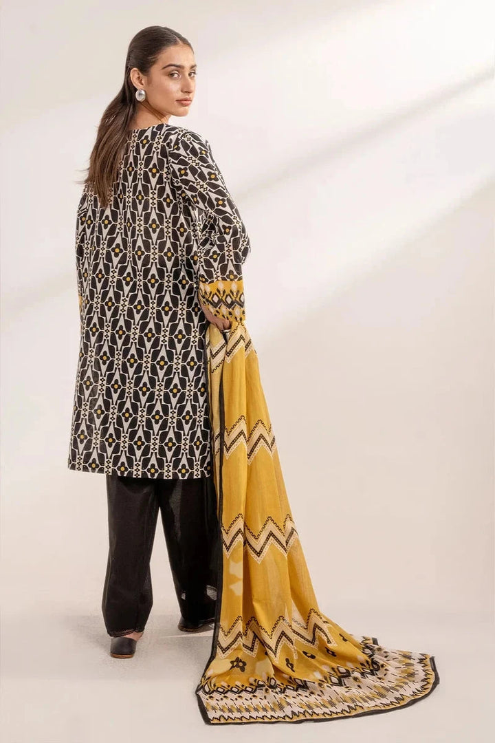 Khas Stitched Linen 3 Piece A-13 - Salai - Khas Winter RTW 2025 