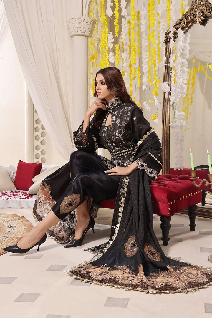 Stitched Luxury 3 Piece Formal KNAC2241 - Salai - Salai 