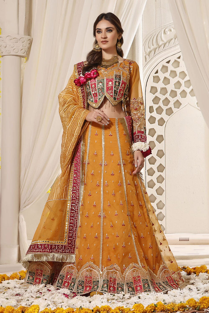 Stitched Luxury 3 Piece Formal KNAC2247 - Salai - Salai 