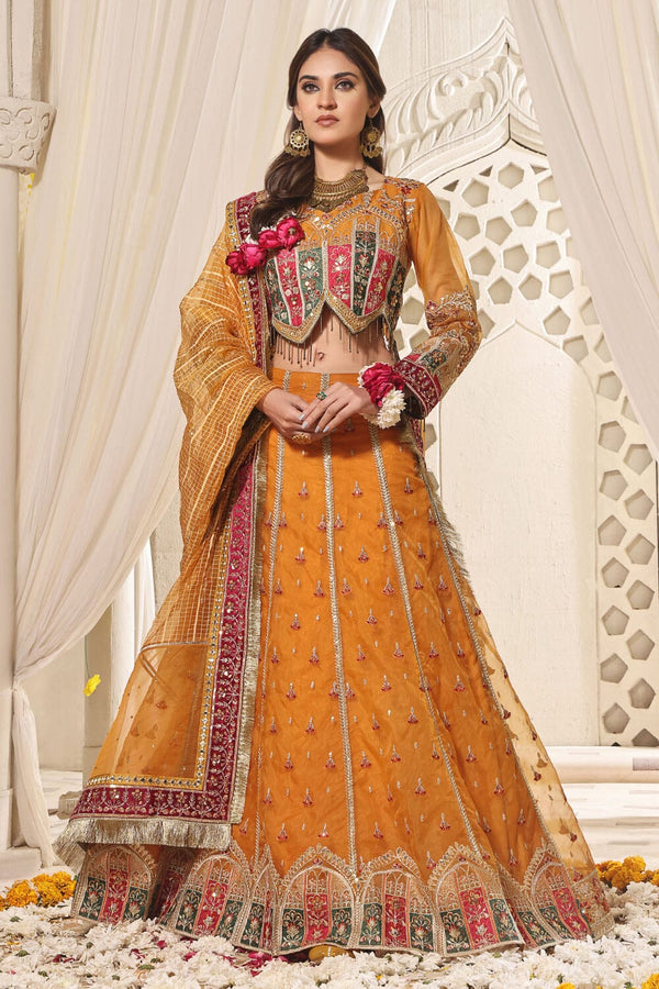 Stitched Luxury 3 Piece Formal KNAC2247 - Salai - Salai 