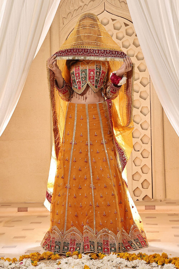 Stitched Luxury 3 Piece Formal KNAC2247 - Salai - Salai 