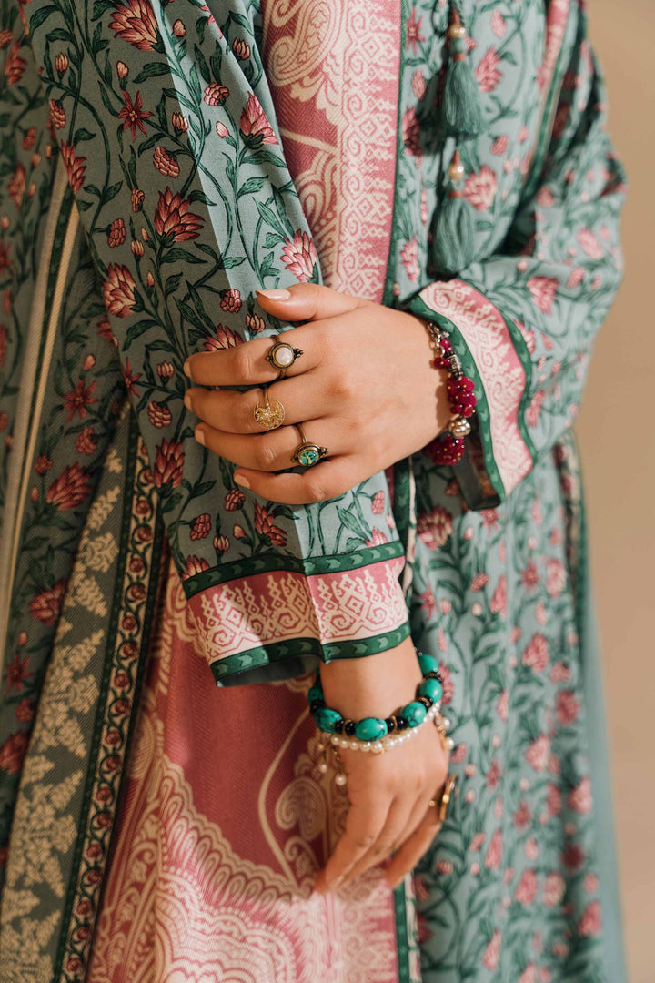 Nishat Stitched Linen 3 Piece 42303167 - Salai - Nishat Linen RTW Winter 2025 