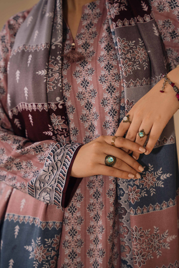 Nishat Stitched Linen 3 Piece 42303169 - Salai - Nishat Linen RTW Winter 2025 