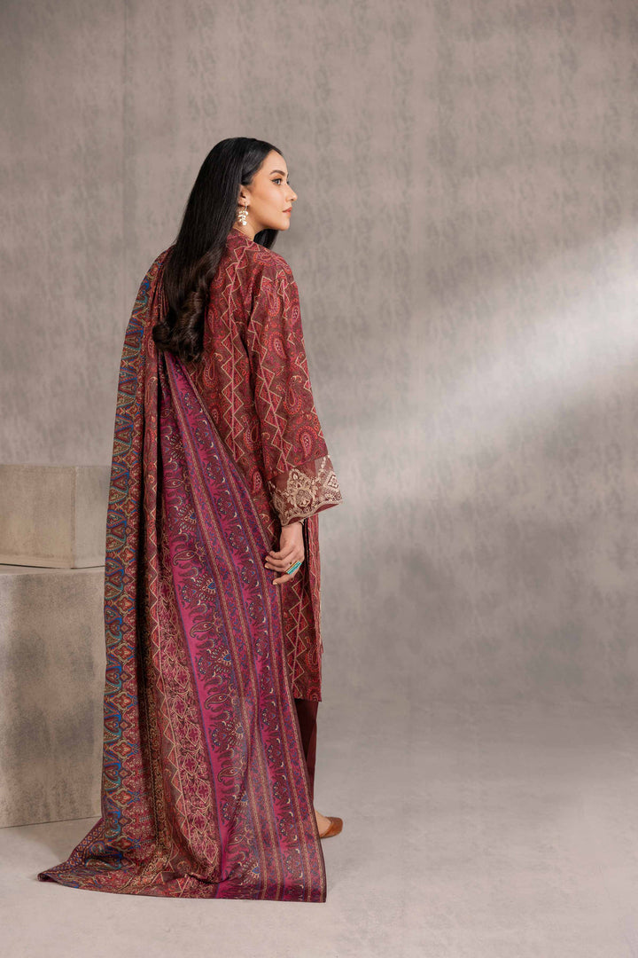 Nishat Linen Winter Stitched 3 Piece 42303213 - Salai - Nishat Linen 