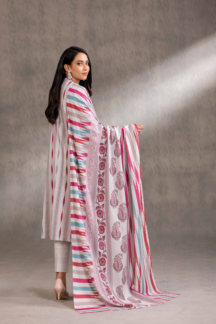 Nishat Linen Winter Stitched 3 Piece 42303217 - Salai - Nishat Linen 