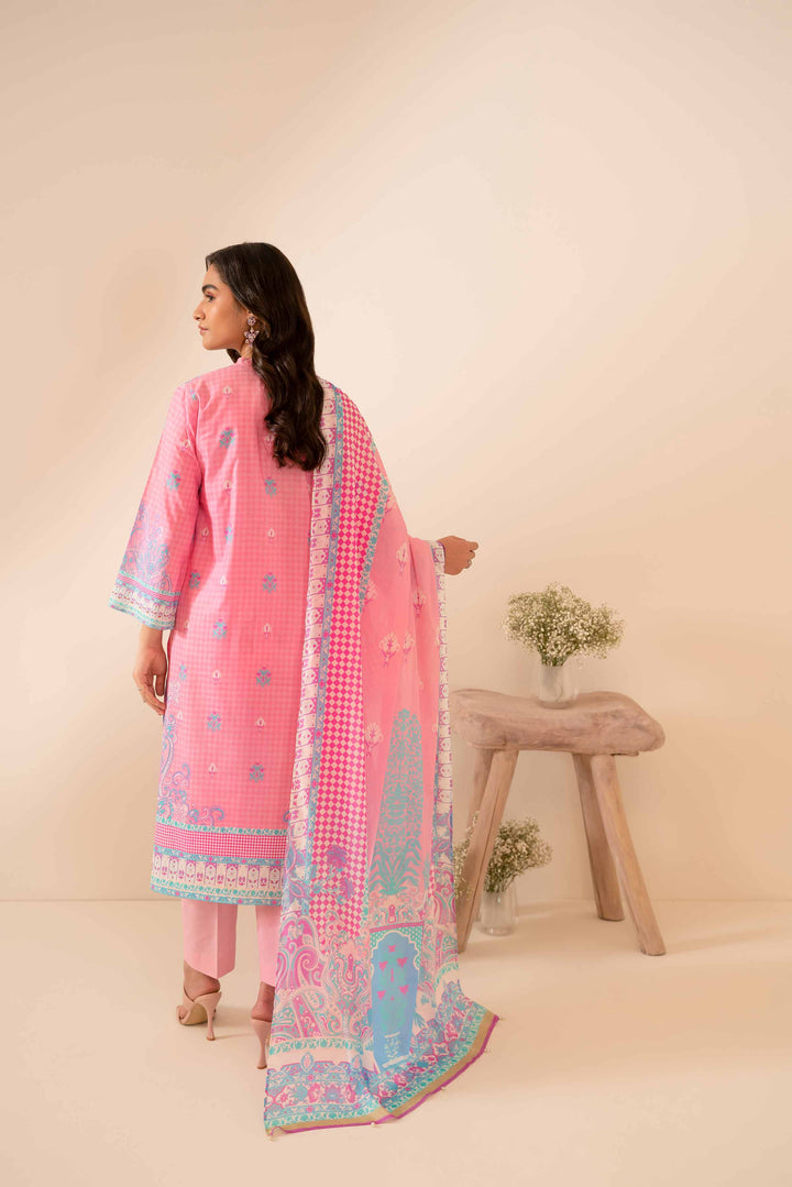 Nishat Linen Stitched Lawn 3 Piece 1049 - Salai - Nishat Linen 