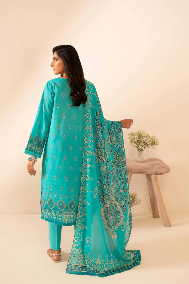 Nishat Linen Stitched Lawn 3 Piece 1053 - Salai - Nishat Linen 