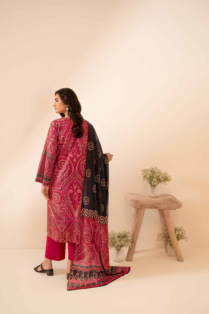 Nishat Linen Stitched Lawn 3 Piece 1054 - Salai - Nishat Linen 