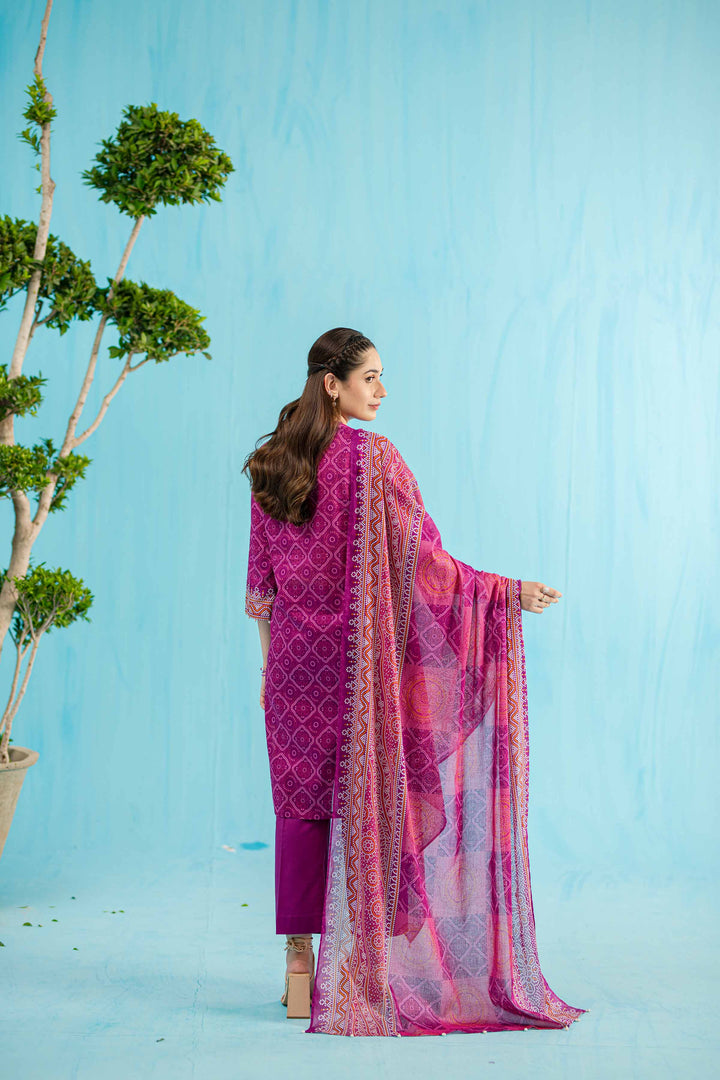 Nishat Linen Stitched Lawn 3 Piece 1134 - Salai - Nishat Linen 