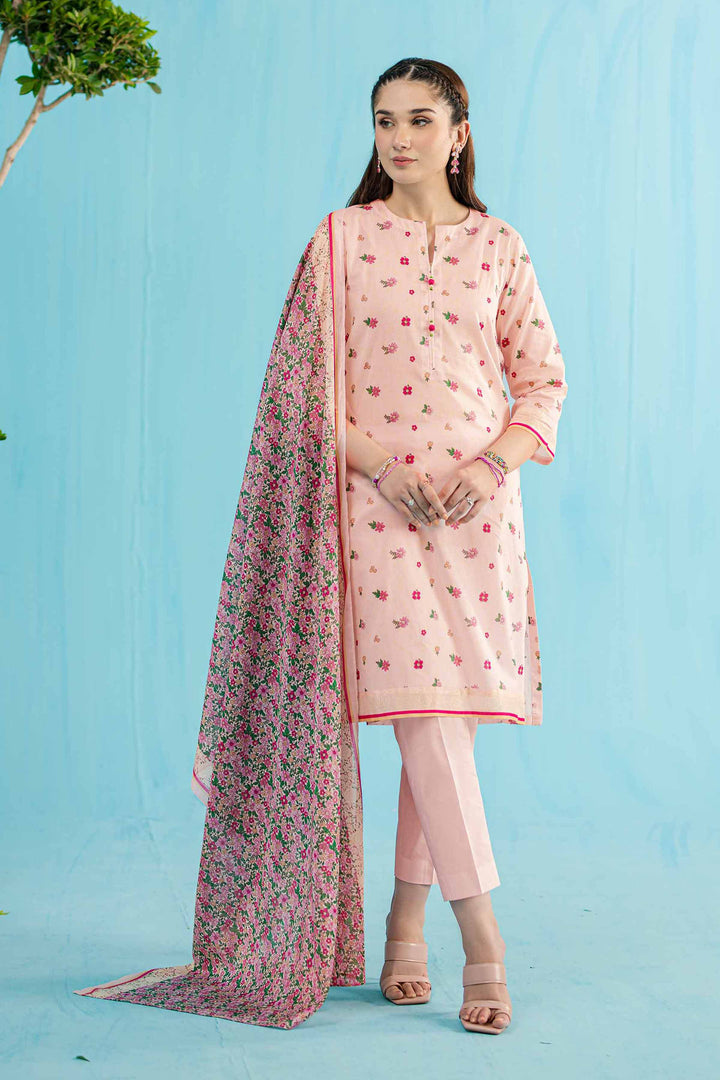 Nishat Linen Stitched Lawn 3 Piece 1135 - Salai - Nishat Linen 