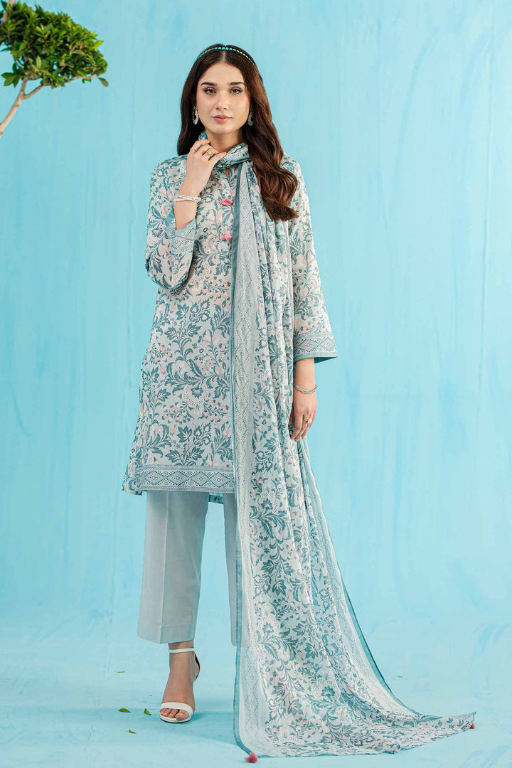 Nishat Linen Stitched Lawn 3 Piece 1138 - Salai - Nishat Linen 