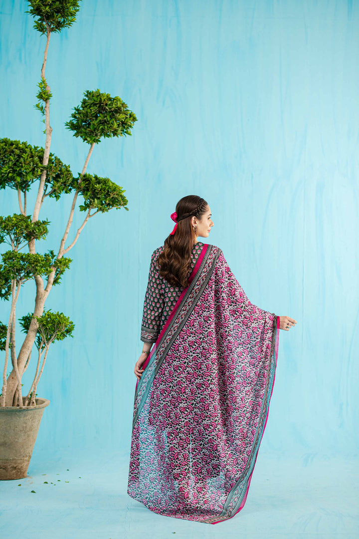 Nishat Linen Stitched Lawn 3 Piece 1142 - Salai - Nishat Linen 