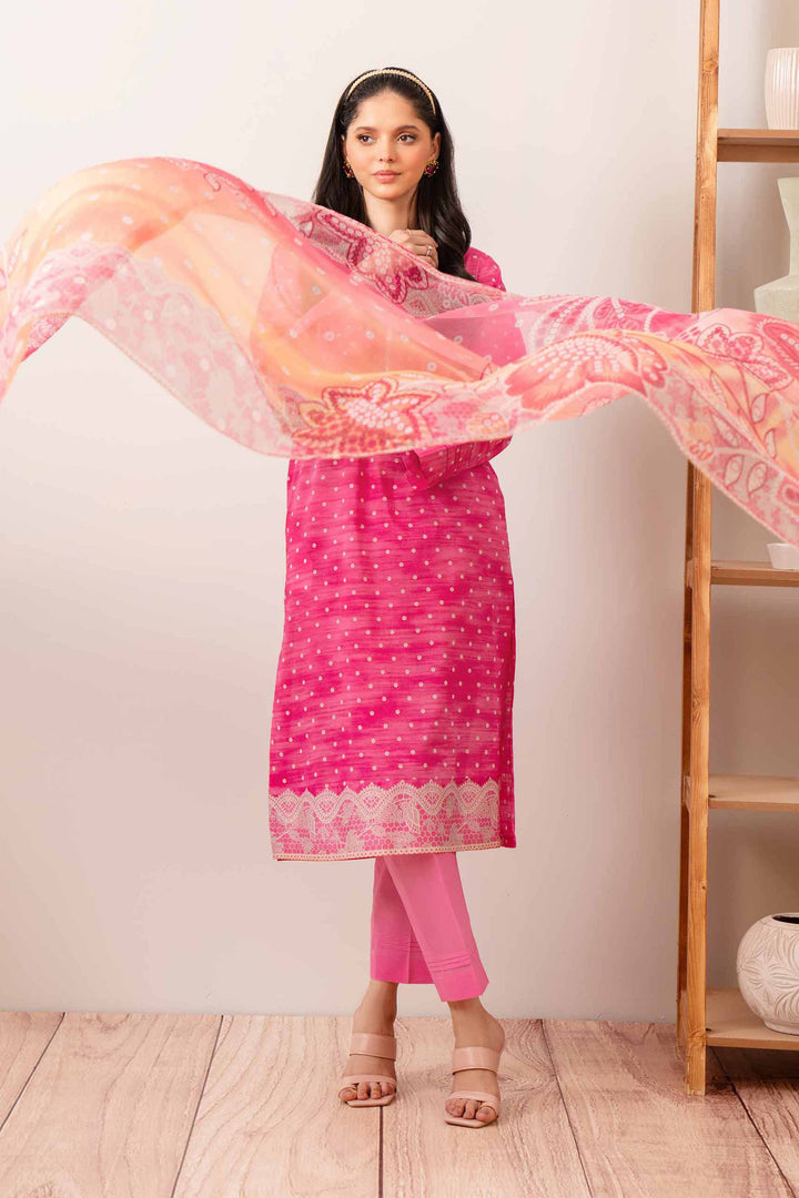 Nishat Linen Stitched Lawn 3 Piece 1168 - Salai - Nishat Linen 