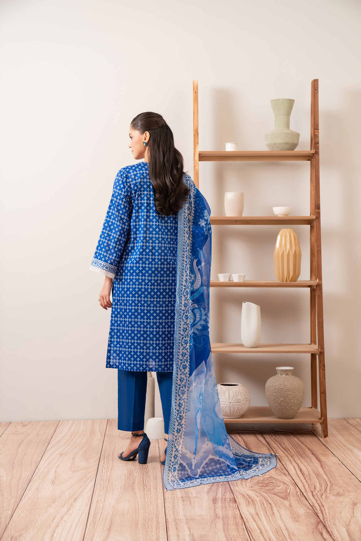 Nishat Linen Stitched Lawn 3 Piece 1169 - Salai - Nishat Linen 