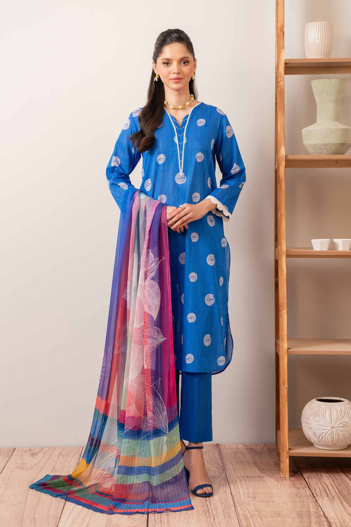 Nishat Linen Stitched Lawn 3 Piece 1172 - Salai - Nishat Linen 