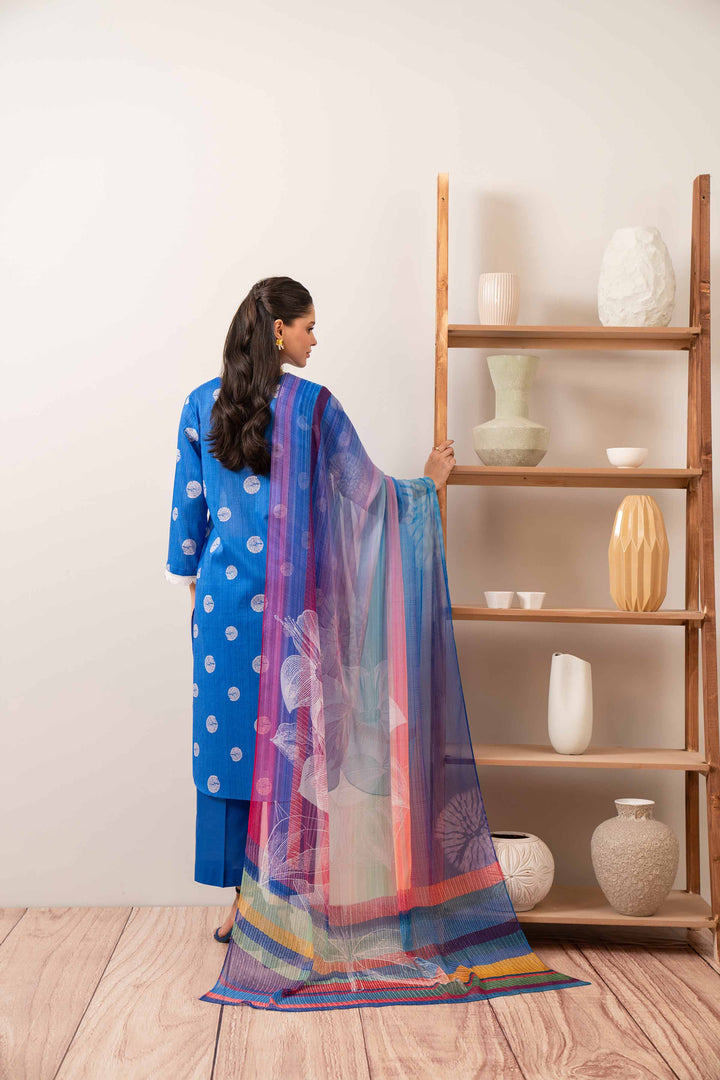 Nishat Linen Stitched Lawn 3 Piece 1172 - Salai - Nishat Linen 